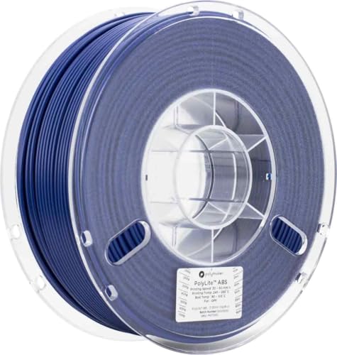 Polymaker ABS Filament 2.85mm Blue, 1kg ABS 3D Printing Filament, PolyLite ABS 3D Printer Filament, Heat Resistant, Strong & Durable, Dimensional Accuracy +/- 0.03mm