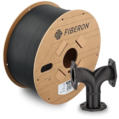 Polymaker Fiberon PA12-CF10 Nylon Filament 1.75mm Black 3kg, Low Moisture Sensitivity PA12-CF Carbon Fiber Nylon 1.75mm 3D Printing Filament