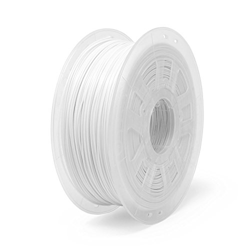 Gizmo Dorks 3mm (2.85mm) Acetal Delrin Filament POM 1kg / 2.2lbs for 3D Printers, White