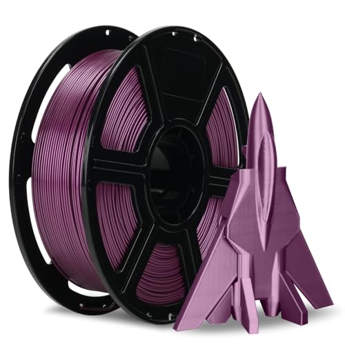 FLASHFORGE Rapid PETG Filament 1.75mm Metallic Purple, Max 600mm/s High Speed Printing, 3D Printer Filament 1kg Spool, Dimensional Accuracy +/- 0.02mm, Fits Most 3D Printers