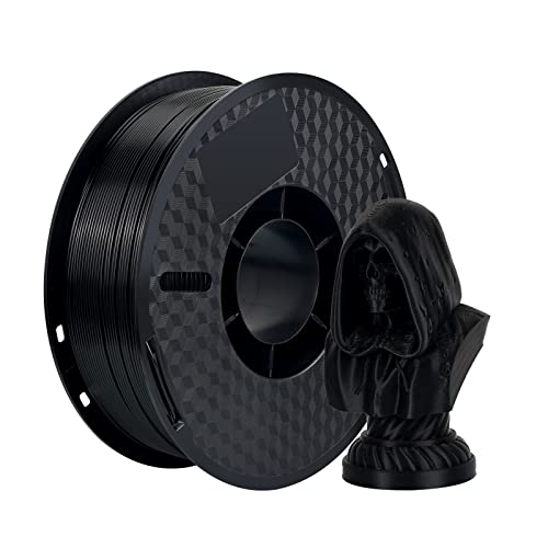 Kingroon ABS 3D Printer Filament 1.75mm - High Strength, Heat Resistant Filament for Functional Prototypes, Mechanical Parts,1kg Spool, Black