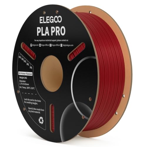ELEGOO PLA 3D Printer Filament 1.75mm Burgundy Red 1KG