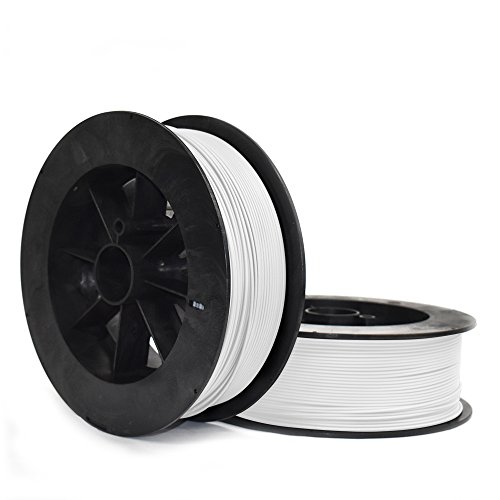 NinjaTek 3DCH00129020 NinjaTek Cheetah TPU Filament, 3.00mm, TPE, 2kg Snow (White) (Pack of 1)