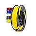 Gizmo Dorks Flexible TPU 3D Printer Filament 1.75mm 200g, Yellow