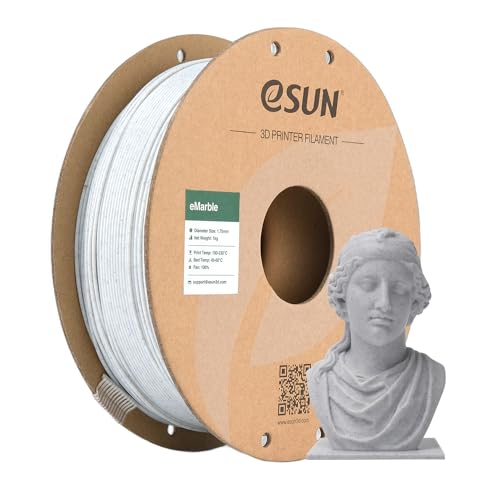 eSUN Marble PLA Filament 1.75mm, 1KG Spool 3D Printing Filament for 3D Printers, Marble Color