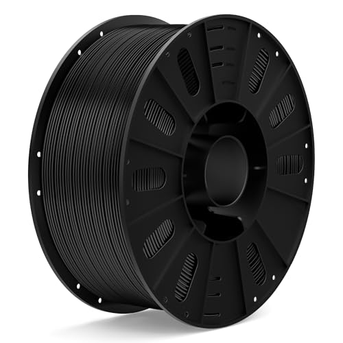 ELEGOO Rapid PETG Filament 1.75mm Black 3KG, High Speed 600mm/s 3D Printer Filament High Dimensional Accuracy, 3kg Large Spool(6.6lbs) for Most FDM 3D Printers