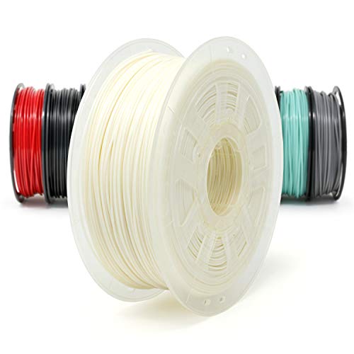 Gizmo Dorks Low Odor ABS 3D Printer Filament 3mm (2.85mm) 1kg, White