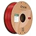 eSUN High Speed ABS+ Filament 1.75mm, Excellent Layer Adhesion 3D Printer Filament Speedy ABS Plus for Fast Printing, 1KG Spool (2.2 LBS) 3D Printing Filament for 3D Printers, Fire Engine Red