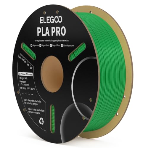 ELEGOO PLA 3D Printer Filament 1.75mm Green 1KG