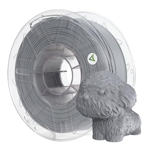 Creality Hyper PLA Filament 1.75mm, RFID 3D Printer Filament for High-Speed Printing up to 600mm/s, ±0.03mm Accuracy, 1KG/Spool (2.2lbs), 3D Printing Filament for Most 3D Printers (Grey)