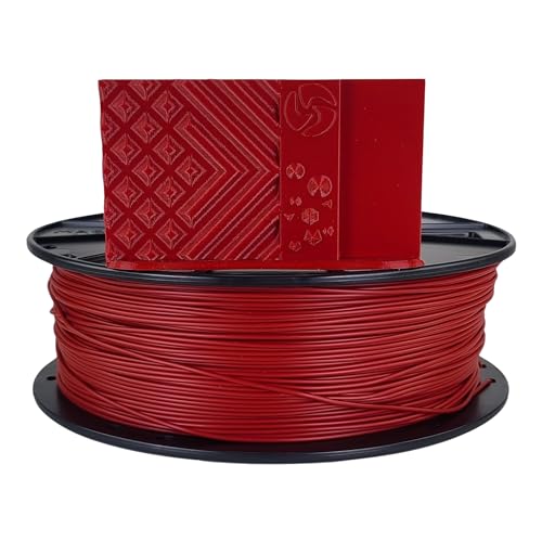 3D-Fuel Tough Pro PLA+ Filament for 3D Printing, Made in The USA, 3D Printer Filament, Dimensional Accuracy +/- 0.02 mm, 1.75 mm, 1 kg Spool, Iron Red