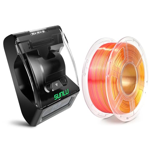 SUNLU Official Filament Connector,SUNLU Silk PLA Plus 3D Printer Filament Silk Red Gold 1KG