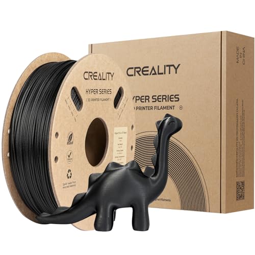 Creality PLA Carbon Fiber Filament 1.75mm-Halloween Gifts, Hyper PLA-CF 3D Printer Filament with Matte Finish for 50-300mm/s High-Speed Printing, Dimensional Accuracy +/-0.03mm