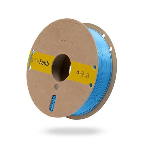 colorFabb XT Light Blue 3D Printer Filament, 1.75mm Diameter, 750g Spool, FDA Food Contact Compliant, Low Odor, High Toughness