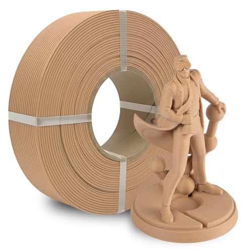 Polymaker Panchroma Refill Spool Matte Wood Brown PLA 3D Printing Filament Refill, Compatible with All Reusable Spools and All Major FDM 3D Printers, Tangle-Free, Vibrant Colors, 1.75mm 1kg