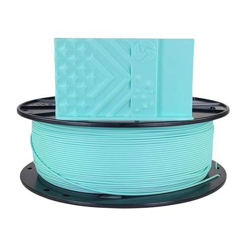 3D-Fuel 3D Filament High Temp Tough Pro PLA+ Aquamarine Blue, 1.75mm, 1 kg +/- 0.02mm Tolerance, Made in USA, Easy to Print and Works with Most 3D Printer Brands Light Aqua Blue
