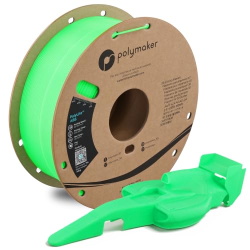 Polymaker ABS Filament Neon Green 1KG 1.75mm, Heat Resistant, Strength