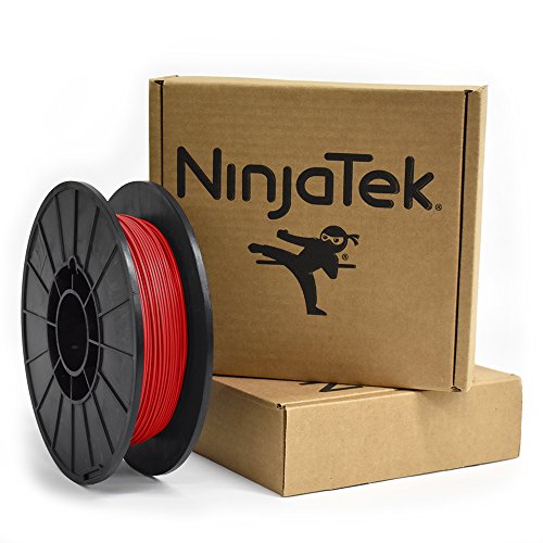NinjaTek - 3DCH0329005 3DCH03129005 Cheetah TPU Filament, 3.00mm, TPE.5kg, Fire (Red) (Pack of 1)