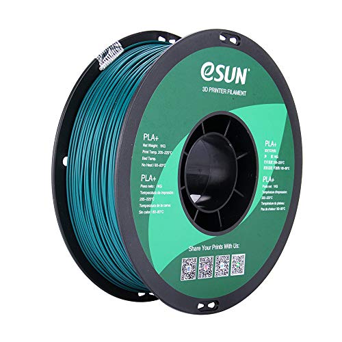 eSUN PLA PRO (PLA+) 3D Printer Filament, Dimensional Accuracy +/- 0.03mm, 1kg, Plastic Spool, 1.75mm, Green, (Pantone 323C)