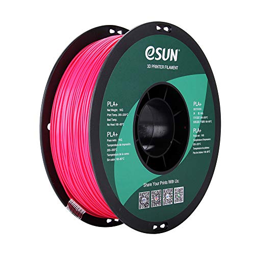 eSUN PLA PRO (PLA+) 3D Printer Filament, Dimensional Accuracy +/- 0.03 mm, 1kg Spool, 1.75mm, Magenta