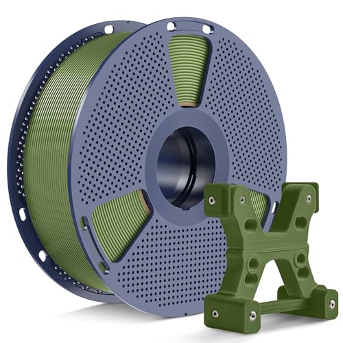 PETG Filament 1.75mm Army Green Color, Ultra Tough, Heat Optimized, Odorless, 1kg(2.2lbs) SUNLU PETG 3D Printer Filament, Dimensional Accuracy +/- 0.02mm, Olive Green