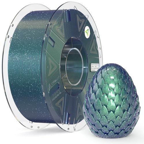 Creality Hyper PLA Starry Galaxy 3D Printer Filament, Sparkle PLA 1.75mm, Shimmering Stardust Finish, High Speed RFID Smart Filament, Smooth Shine Fits for Most 3D Printers