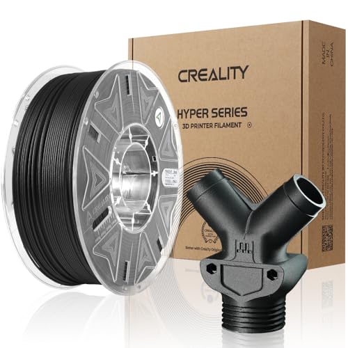 Creality Hyper PA612-CF 1.75mm 1KG, Halloween Gifts 3D Printer Filament - 15% Carbon Fiber Nylon Filament Reinforced - High-Strength, Low-Hygroscopic & Precision Molding for Industrial Applications