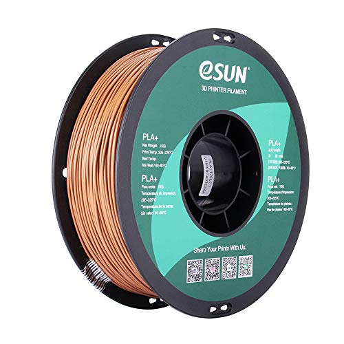 eSUN PLA PRO (PLA+) 3D Printer Filament, Dimensional Accuracy +/- 0.03 mm, 1kg Spool, 1.75mm, Light Brown