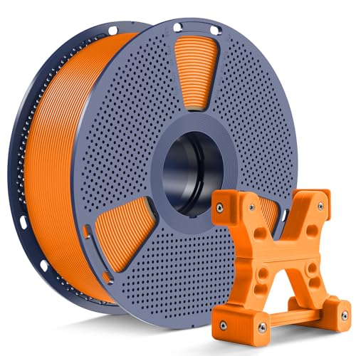 PETG Filament 1.75mm, Ultra Tough, Heat Optimized, Odorless, 1kg(2.2lbs) SUNLU PETG 3D Printer Filament, Dimensional Accuracy +/- 0.02mm, Orange