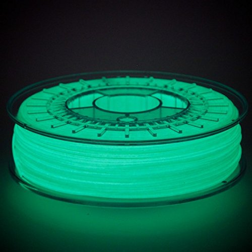 colorFabb Special GLOWFILL 3D Printer Filament, 1.75mm Diameter, 750g Spool, Glow in The Dark, Fun for Kids, Easy to Print
