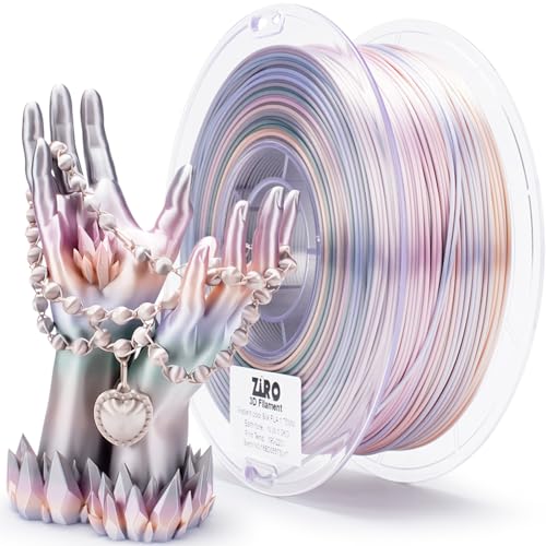 ZIRO 3D Printer Filament PLA, Fast Color Change Silk, 1KG Earth Tone
