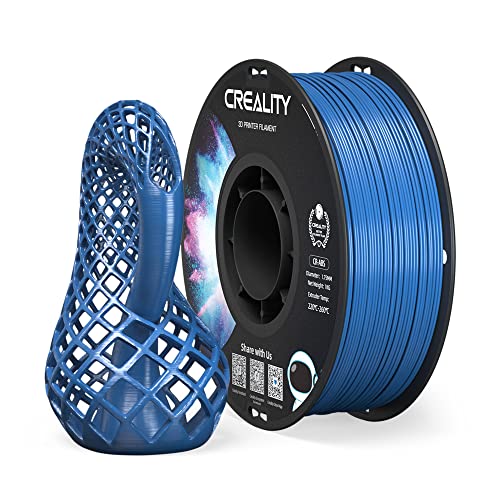 Creality ABS 3D Printing Filament 1.75mm, Excellent Resistance, Odorless Non-Toxic, Stability, Tough, 1kg(2.2lbs) ABS Filament 1.75 for 3D Printer (Blue)