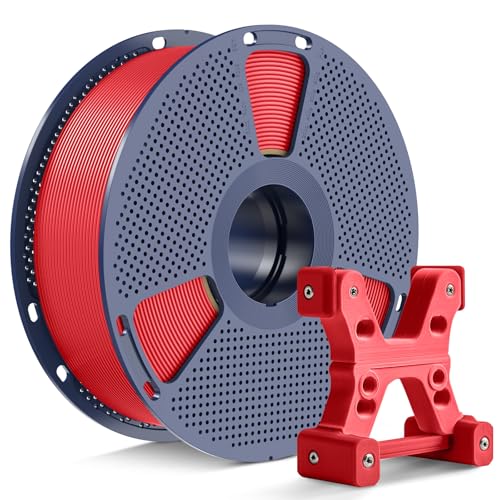 PETG Filament 1.75mm, Ultra Tough, Heat Optimized, Odorless, 1kg(2.2lbs) SUNLU PETG 3D Printer Filament, Dimensional Accuracy +/- 0.02mm, Red