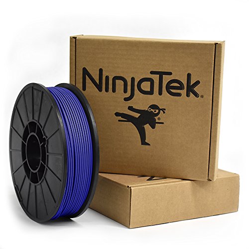 NinjaTek 3DAR02129010 NinjaTek Armadillo TPU Filament, 3.00mm, TPE, 1kg, Sapphire (Blue) (Pack of 1)