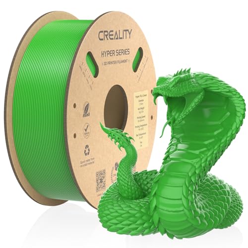 Official Creality Hyper PLA Filament 3D Printer Filament-Christmas Gifts, Creality PLA 3D Printing Filament for High-Speed Printing, Dimensional Accuracy +/-0.02mm, 2.2lbs/Spool