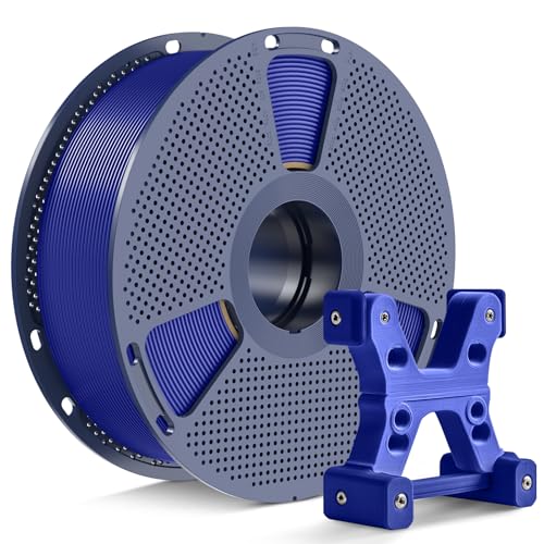 PETG Filament 1.75mm, Ultra Tough, Heat Optimized, Odorless, 1kg(2.2lbs) SUNLU PETG 3D Printer Filament, Dimensional Accuracy +/- 0.02mm, Blue