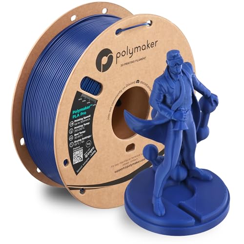 Polymaker PLA Pro Filament 1.75mm 1KG Blue, High-Impact Resistance