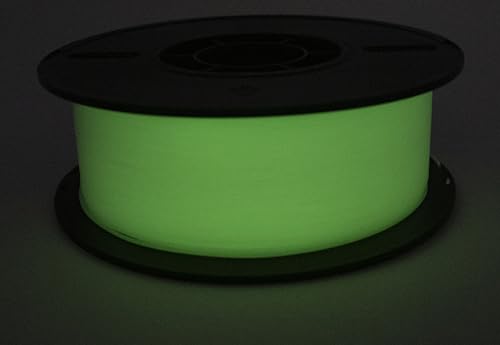 3D-Fuel 3D Filament High Temp Tough Pro PLA+ Glow in The Dark, 1.75 mm, 1 kg +/- 0.02mm Tolerance, Made in USA, Easy to Print and Works with Most 3D Printer Brands, Glow in The Dark
