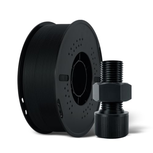 Kingroon ABS 3D Printer Filament 1.75mm - High Strength, Heat Resistant Filament for Functional Prototypes, Mechanical Parts,1kg Spool, Black