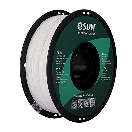 eSUN PLA PRO (PLA+) 3D Printer Filament, Dimensional Accuracy +/- 0.03mm, 1kg Spool, 1.75mm, Warm White