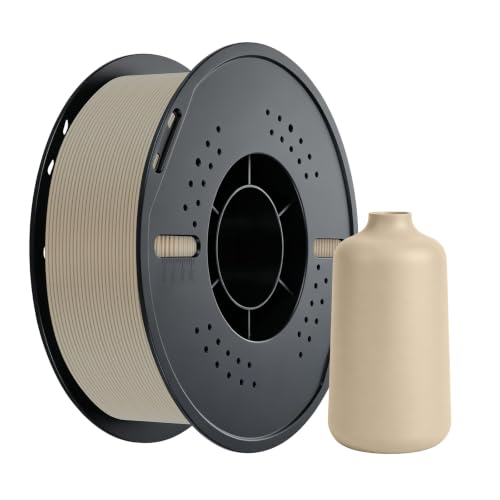 Kingroon Matte PLA Filament 1.75mm 3D Printer Filament Matte Filament 1kg Dimensional Accuracy +/- 0.02 mm (Matte Skin)