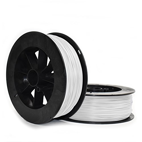 NinjaTek 3DCH00117520 NinjaTek Cheetah TPU Filament, 1.75mm, TPE, 2kg Snow (White) (Pack of 1)