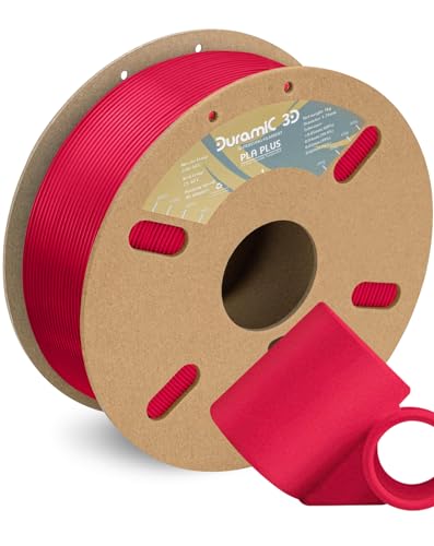 DURAMIC 3D PLA+ Printer Filament 1.75mm PLA Plus Neatly Wine red