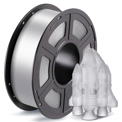ANYCUBIC PETG Filament 1.75mm, 3D Printer Filament, Dimensional Accuracy +/- 0.02mm, Exceptional Toughness, Print with Most FDM 3D Printers, 1KG Spool, Clear