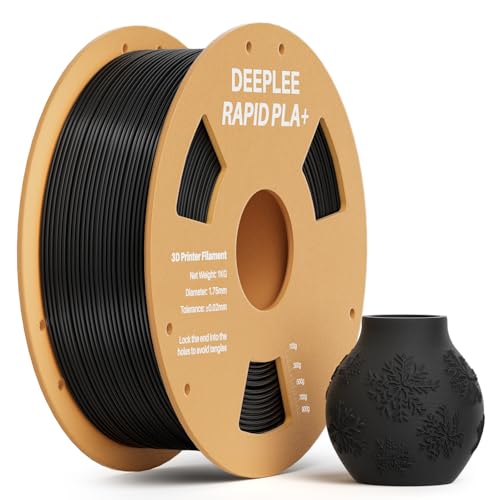DEEPLEE Rapid PLA Plus Filament 1.75mm Black 1kg