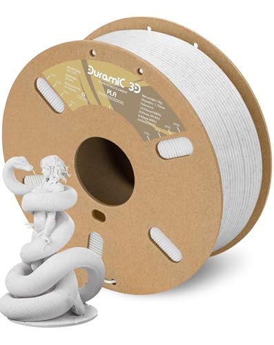 DURAMIC 3D PLA Filament for 3D Printer Neatly Wound PLA Marble