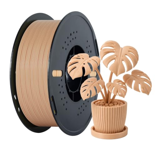 Kingroon Skin PLA Filament 1.75mm ±0.02mm, Easy to Print Low Warping, Natural Skin Tone 1kg Spool for FDM Printers