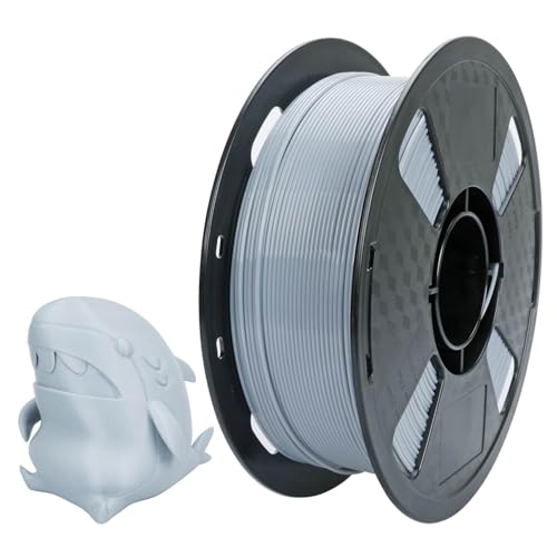 CC3D PETG Pro Filament Gray 1.75 mm 1KG 3D Printer Filament 2.2LBS Spool 3D Printing Materials FDM Easy to Print PETG Light Grey Color