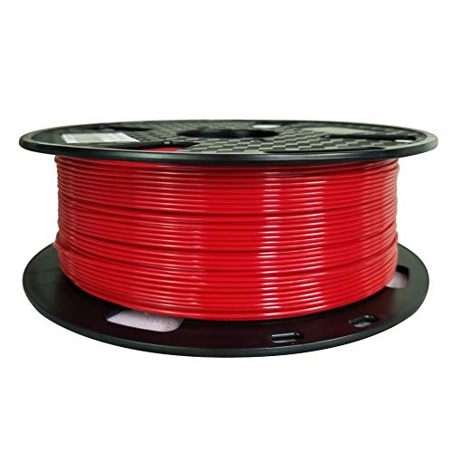 CC3D PETG Pro Filament Red 1.75 mm 1KG 3D Printer Filament 2.2lbs 3D Printing Material Easy to Print PETG Red