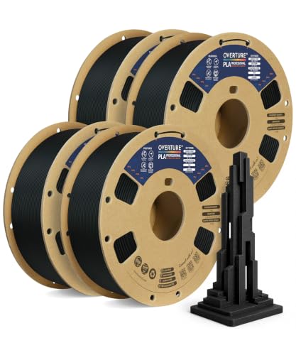 OVERTURE 4KG Bundle PLA Plus (PLA+) 3D Printer Filament 1.75mm